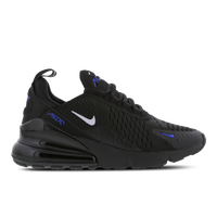 Nike Air Max 270 stacked swoosh trainers in grey, black and orange