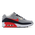 Nike Air Max 90 - Grade School Shoes Lt Smoke Grey-Bright Crimson-Dark Obsidian