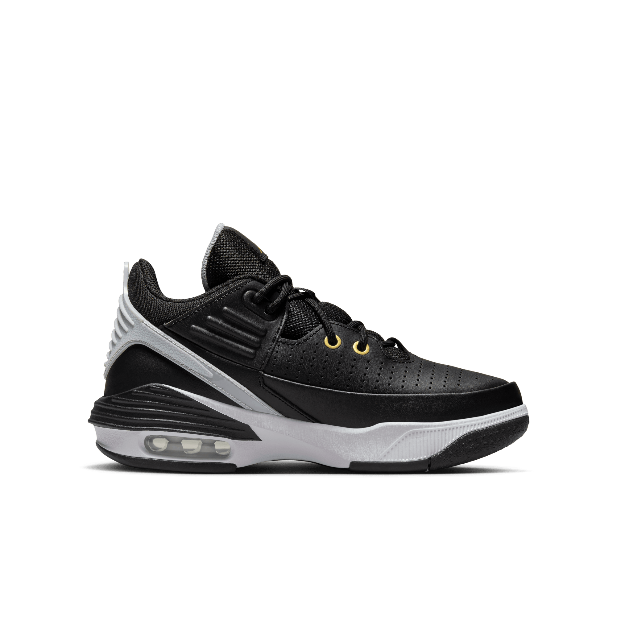 Jordan Nike Max Aura 5 Zwart Basketbalschoenen Kinderen