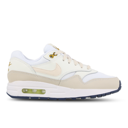 Primaire-College Chaussures - Nike Air Max 1 - White-Lt Orewood Brn-Bronzine