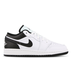 Grade School Shoes - Jordan 1 Low - White-Black-White