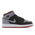 Jordan 1 Mid - Grundschule Schuhe Black-Cement Grey-Fire Red