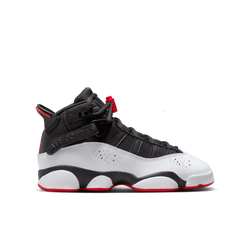 Grundschule Schuhe - Jordan 6 Rings - Black-Univ Red-White