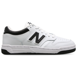 Grade School Shoes - New Balance 480 - White-White-White