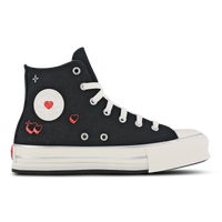 Black converse deals high tops footlocker