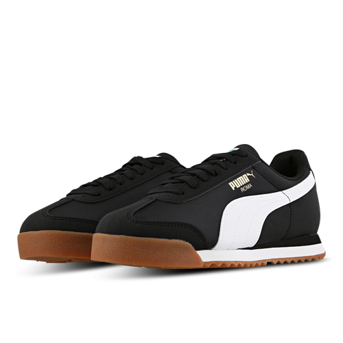 Puma roma black suede online