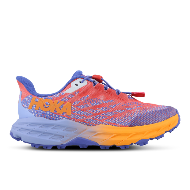 HOKA Men's Speedgoat 5 Running Shoes in Cerise/Stellar Blue - 1134470-CRSS