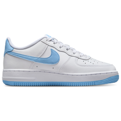 Nike air force 1 junior white with black tick best sale