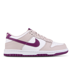 Grade School Shoes - Nike Dunk Low - White-Viotech-Platinum Violet