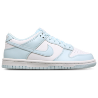 Grade School Shoes - Nike Dunk Low - White-Glacier Blue