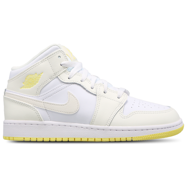 Image of Jordan 1 Mid unisex Scarpe - Bianco - Tessile, Cuoio - Foot Locker035