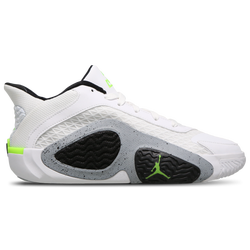 Grade School Shoes - Jordan Tatum - White-Electric Green-Black