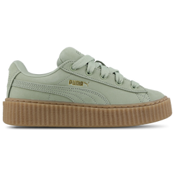 Grade School Shoes - Puma Fenty X Puma Creeper Phatty - Green Fog-Gold-Gum