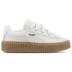 Grade School Shoes - Puma Fenty X Puma Creeper Phatty - Warm White-Gold-Gum