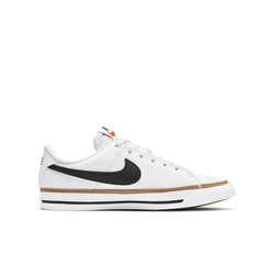 Grade School Shoes - Nike Court Legacy - White-Desert Ochre-Gum Light Brown