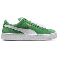 Puma Suede XL - Grundschule Schuhe Archive Green-White