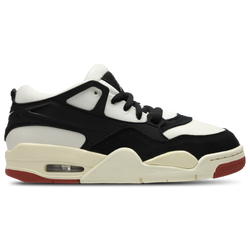 Grade School Shoes - Jordan 4Rm - Sail-Black-White