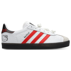 Grade School Shoes - adidas Gazelle - White-Red-Core Black