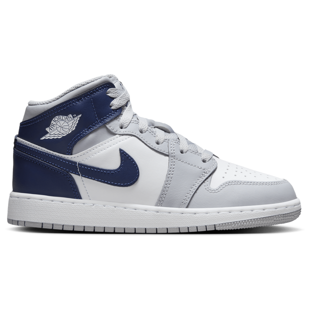 Sapatilhas Air Jordan 1 Mid Júnior - Branco - DQ8423-104