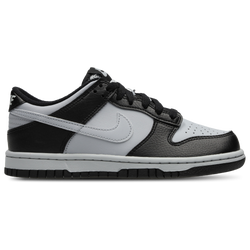 Grade School Shoes - Nike Dunk Low - Black-Wolf Grey