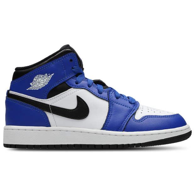 Air Jordan 1 Mid-sko til større børn - blå - DQ8423-402