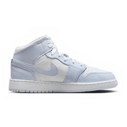 Grade School Shoes - Jordan 1 Mid - Cobalt Bliss-White-Neutral Grey