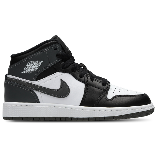 Jordan Aj1 Mid Unisex Schuhe Schwarz GroBe 36 Leder Foot Locker Gr. 36 Bros als