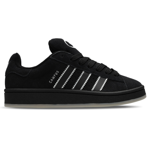 Adidas Campus Kid's Sneakers - Black - Size 5.5 - Suede