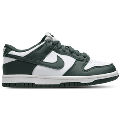 Grade School Shoes - Nike Dunk Low - White-Vintage Green-White