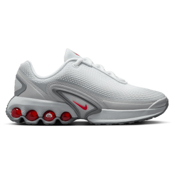 Grade School Shoes - Nike Air Max DN - Lt Smoke Grey-University Red-White