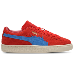 Grade School Shoes - Puma Suede One Piece - For All Time Red-Ultra Blue