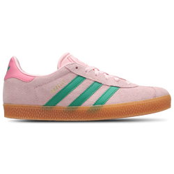 Grade School Shoes - adidas Gazelle - Clear Pink-Court Green-Bliss Pink