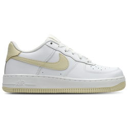 Grade School Shoes - Nike Air Force 1 Low - White-Lt Khaki-White