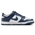 Nike Dunk Low - Grade School Shoes White-Midnight Navy-White