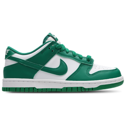 Grade School Shoes - Nike Dunk Low - White-Malachite