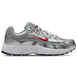 Metallic Silver-Gym Red