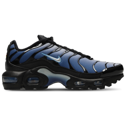 Grade School Shoes - Nike Air Max Tuned 1 - Black-Metallic Silver-Blue Voi