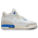 Jordan AJ3 Retro - Grundschule Schuhe Summit White-Hydrogen Blue