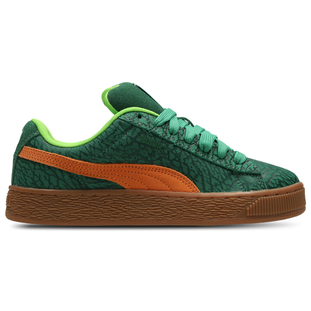 Puma Suede Unisex Shoes - Green - Size: 3.5 - Suede - Foot Locker - 401427-01