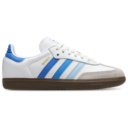Primaire-College Chaussures - adidas Samba OG - White-Clear Sky-Bright Blue