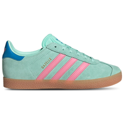 basisschool Schoenen - adidas Gazelle - Clear Mint-Bliss Pink-Bright Blue