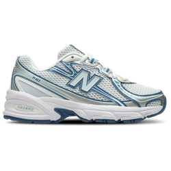 Grade School Shoes - New Balance 740 - White-Ice Blue