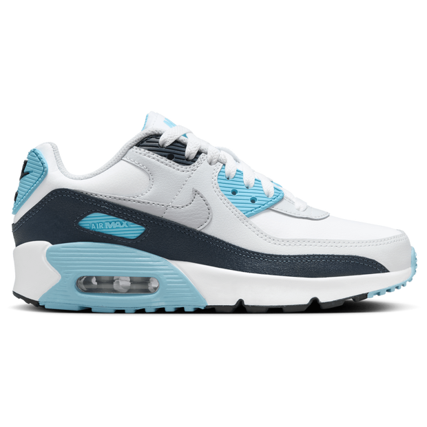 Nike Air Max 90 sko til store barn - Hvit - HF6358-100
