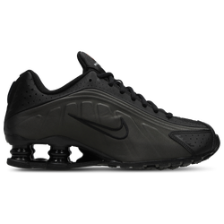 Grade School Shoes - Nike Shox R4 - Black-Black-Brt Crimson