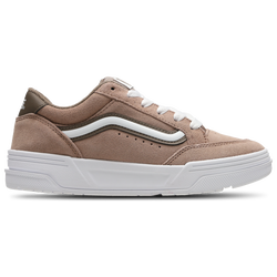 Grade School Shoes - Vans Hylane - Brown-White-Suede Warm Taupe