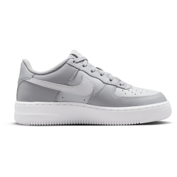 Grade School Shoes - Nike Air Force 1 Low - Wolf Grey-White-Pure Platinum