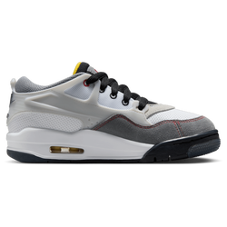 Grade School Shoes - Jordan Retro 4 - White-Fire Red-Black