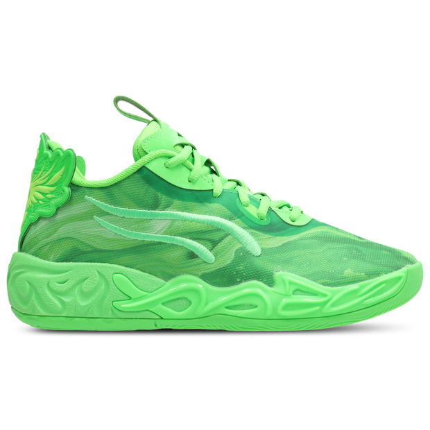 Puma Mb.04 Low Team Unisex Shoes - Green - Size: 4 - Leather - Foot Locker - 312177-04
