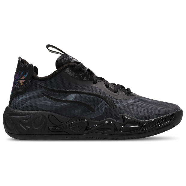 Puma Mb.04 Low Team Unisex Shoes - Black - Size: 3.5 - Leather - Foot Locker - 312177-01