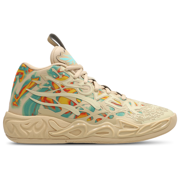 Puma Mb.04 Flare Zapatillas para Niños - Beige - Talla 37 - Piel